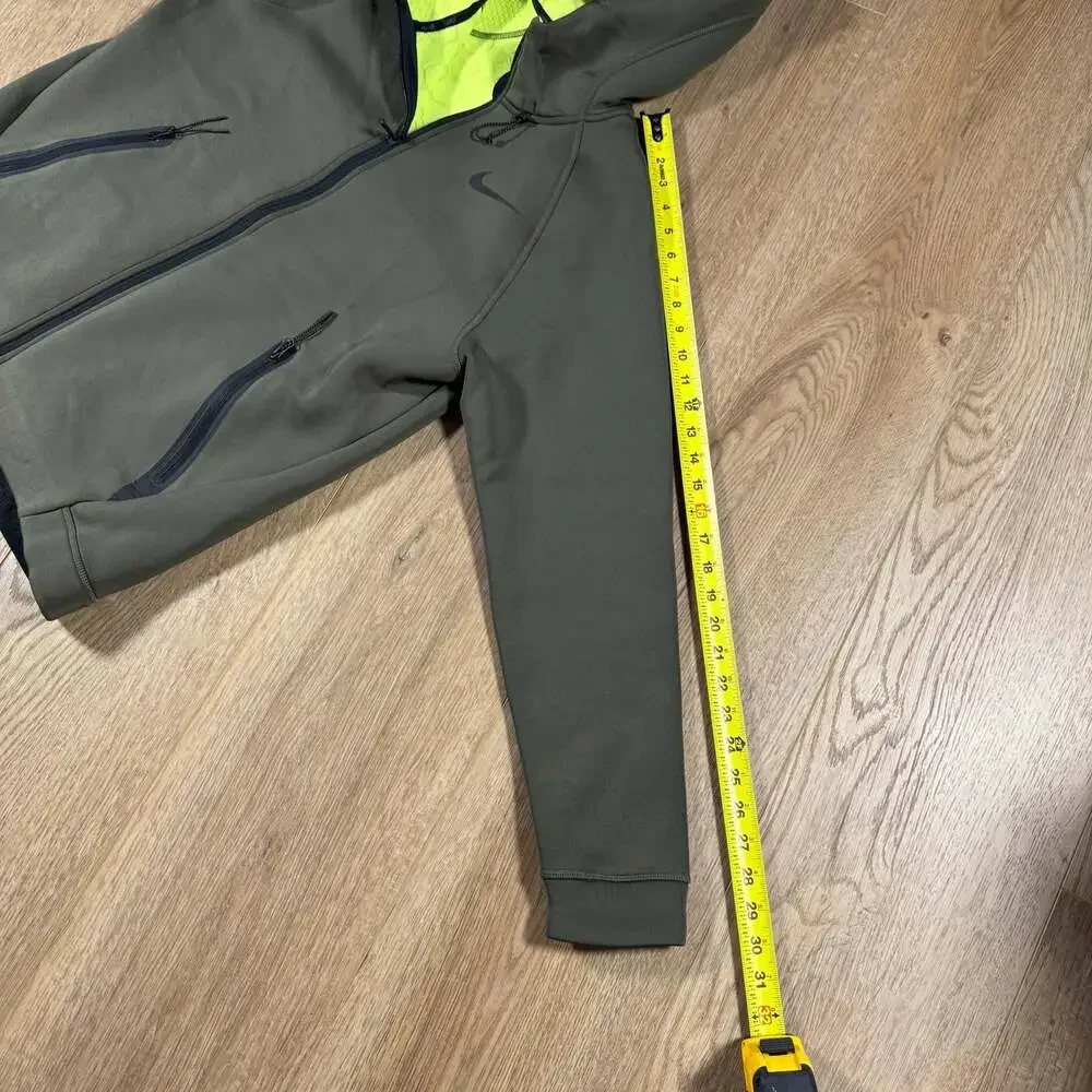Nike Therma-FIT Sphere Max Olive Green Full Zip Hoodie Men’s Large - Picture 6 of 10